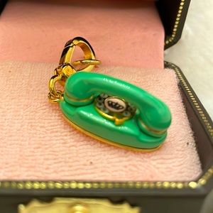 Juicy couture princess phone telephone charm NWT tagged box YJRU2198 rare